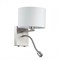 Lumion 3745/1A LN19 086 никель Бра E14 1*40W + LED 3W 220V NIKKI 3745/1A - фото 116605