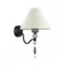 Odeon Light 4896/1W MODERN ODL_EX23 25 черный матов./серый/молочный металл/керамика/ткань Бра E14 1*40W SOCHI 4896/1W - фото 117080