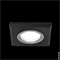 Светильник Gauss Mirror RR010 Квадрат. Кристал черный/Хром, Gu5.3 1/50 - фото 11785