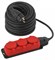 ЭРА Удлинитель силовой ЭРА UK-3e-3x1,5-30m-IP44(KG) с заземлением 3 розетки каучук 30м КГ 3х1,5мм2 IP44 Б0057582 - фото 118170