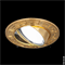 Светильник Gauss Metal CA019 Круг. Золото, Gu5.3 1/100 - фото 11860