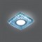 Светильник Gauss Backlight BL030  Квадрат. Кристал/Хром, Gu5.3, LED 4100K 1/40 - фото 11966