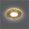 Светильник Gauss Backlight BL078 Круг Золото/Кристалл/Золото, Gu5.3, LED 2700K 1/40 - фото 12052