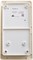 Glossa бежевый блок: розетка и 2-кл. выключатель GSL000272 - фото 14867