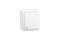 Simon 15 Aqua Белый Выключатель 1-клавишный кнопочный с символом &quot;звонок&quot; наружный, IP54 - фото 23510