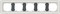 Gira серия E3 Светло-серый/антрацит Рамка 5-ая - фото 26396