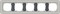 Gira серия E3 Серый/антрацит Рамка 5-ая - фото 26436