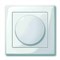 Диммер поворотно-нажимной , 400Вт для ламп накаливания, Merten, Белый - фото 26551