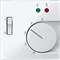 Терморегулятор для теплого пола, Merten, Белый - фото 26571