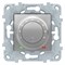 Терморегулятор для теплого пола, Schneider Electric, Серия Unica New, Алюминий - фото 26802