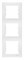Sedna Бел Рамка 3-я вертикальная SDN5801321 - фото 31600