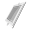Светильник Gauss, квадратный с декоративным стеклом,200х200х30, ?150х150, 18W 3000K, 1390лм 1/20 - фото 34204