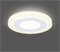 Светильник Gauss Backlight BL114 Кругл. Акрил, 3+3W, LED 3000K, O105, 1/40 - фото 34260