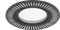 Светильник Gauss Aluminium AL014 Круг. Черный/Хром, Gu5.3 1/100 - фото 34327