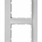 Рамка 2-поста вертикальная, Berker B.1 цвет: Белый , матовый 10121909 - фото 3697