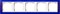 Рамка 5-пост для центральных вставок белого цвета, Gira Event Синий - фото 3894