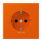 SCHUKO®-розетка со встроенной повышенной защитой от прикосновения orange vif - фото 38980