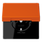 SCHUKO®-розетка с откидной крышкой и со встроенной повышенной защитой от прикосновения orange vif - фото 38995
