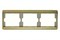 Рамка тройная Arsys, для горизонтального монтажа, золотой матовый 13740002 - фото 40533