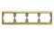 Рамка четверная Arsys, для горизонтального монтажа, золотой матовый 13840002 - фото 40536