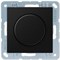 Поворотный Светорегулятор 20-210Вт светодиодный(LED),  матовый черный (A1540BFSWM+1730DD) - фото 41365