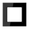 Jung A550 - Рамка 1-ая, цвет черный - фото 41422