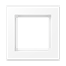 Jung A550 - Рамка 1-ая, цвет Матовый белый - фото 41426