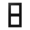 Jung A550 - Рамка 2-ая, цвет матовый черный - фото 41433