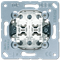 JUNG Кнопка сдвоенная без фиксации 10Аx250V (539U) - фото 41500