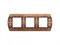 Рамка 3-ая Fede Sanremo Rustic Copper FD01423RU IP20 - фото 42746