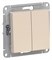 Systeme Electric AtlasDesign бежевый переключатель 2-клавишный сх.6, 10АХ, механизм ATN000265 - фото 44962 Systeme Electric AtlasDesign бежевый переключатель 2-клавишный сх.6, 10АХ, механизм ATN000265 - фото 44962