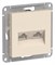 Systeme Electric AtlasDesign бежевый розетка двойная компьютерная RJ45+RJ45, кат.5E, механизм ATN000285 - фото 44996 Systeme Electric AtlasDesign бежевый розетка двойная компьютерная RJ45+RJ45, кат.5E, механизм ATN000285 - фото 44996