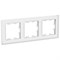 Systeme Electric AtlasDesign Nature матовое стекло белый рамка 3-ая ATN330103 - фото 45736