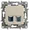 Legrand Etika Слоновая кость Розетка компьютерная 2-ая RJ45, категория 6 UTP 672354 - фото 61733