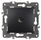 ТВ розетка антрацит ЭРА Элеганс 14-3101-05 - фото 62201