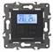 Терморегулятор теплого пола электронный антрацит ЭРА Элеганс 14-4111-05 - фото 62221