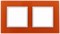 2 постовая рамка оранжевая ЭРА Элеганс 14-5102-22 - фото 62348