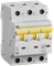 Автоматический выключатель IEK ВА47-60M 6А 3п MVA31-3-006-C, 6кА, C - фото 62987