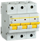 Автоматический выключатель IEK ВА47-150 125А 3п MVA50-3-125-C, 15кА, C - фото 62995