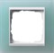 Рамка 1-пост для центральных вставок белого цвета, Gira Event Матовый салатовый - фото 6699
