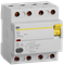 Выключатель дифференциального тока IEK ВД1-63 4п 63А 100мА MDV11-4-063-100, тип A - фото 67431