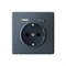 ArtGallery Грифель Розетка 16А с 2 USB A+C, 5В/2,4А/3,0А, 2х5В/1,5А, механизм GAL000732 - фото 69023