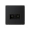 ArtGallery Карбон Розетка двойная компьютерная RJ45+RJ45, кат.6А, механизм GAL001088 - фото 69314