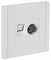 FORTE&PIANO Роз. двойная TV+RJ45 кат.5E FP236 бел. IEK FP-AK20-1-K01 - фото 69637