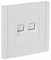 FORTE&PIANO Роз. комп. 2-ая RJ45 кат.5E FP233 бел. IEK FP-K20-1-K01 - фото 69656