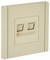 FORTE&PIANO Роз. комп. 2-ая RJ45 кат.6 FP434 ван. IEK FP-K20-2-K10 - фото 69687