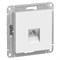 Systeme Electric AtlasDesign белый розетка телефонная RJ11, механизм ATN000181 - фото 70655