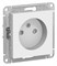 Systeme Electric AtlasDesign Лотос Розетка б/з со шторками, 16А, механизм ATN001349 - фото 70711