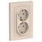 Systeme Electric AtlasDesign бежевый розетка с заземлением, двойная, 16А, в сборе ATN000224 - фото 70808 Systeme Electric AtlasDesign бежевый розетка с заземлением, двойная, 16А, в сборе ATN000224 - фото 70808