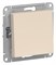 Systeme Electric AtlasDesign бежевый выключатель 1-клавишный 2-полюсный, 10А, механизм ATN000221 - фото 70847